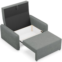 Sofa-lova DUELIA, tamsiai pilka šenilas