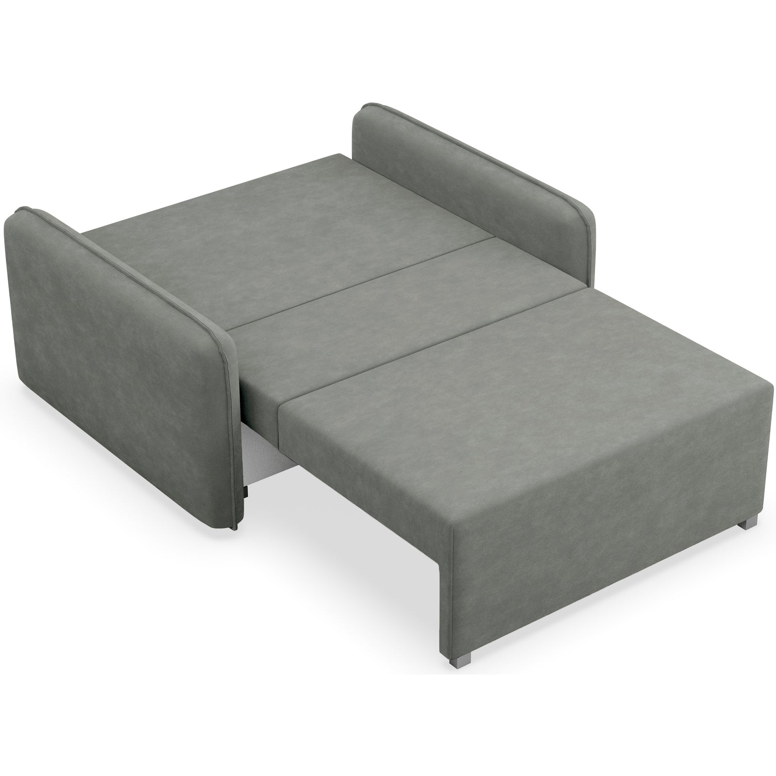 Sofa-lova DUELIA, tamsiai pilka šenilas