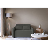 Sofa-lova DUELIA, grafito šenilas