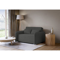 Sofa-lova DUELIA, grafito šenilas