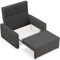 Sofa-lova DUELIA, grafito šenilas