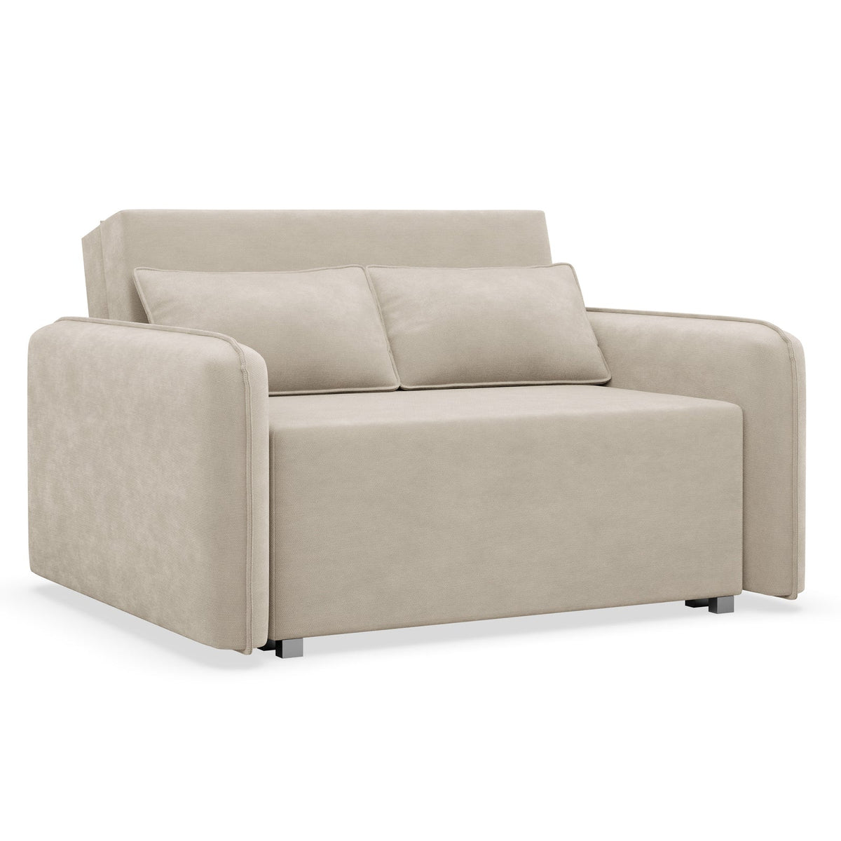 Sofa-lova DUELIA, smėlinė šenilas