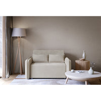 Sofa-lova DUELIA, smėlinė šenilas