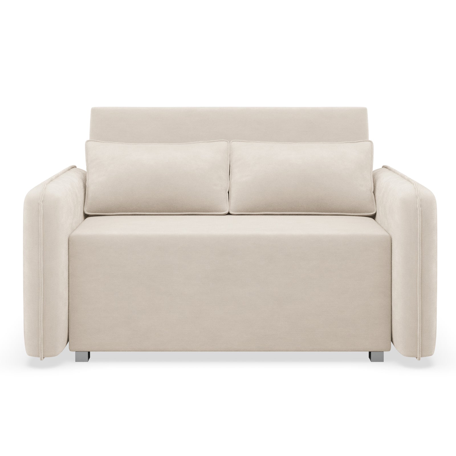 Sofa-lova DUELIA, šviesiai smėlinė šenilas