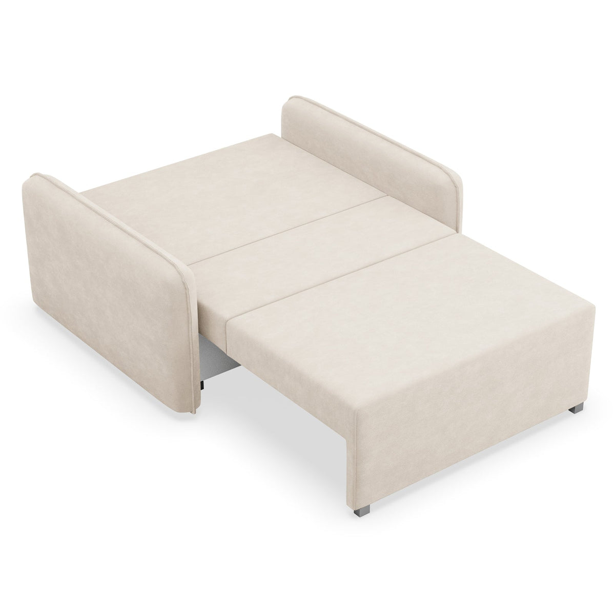 Sofa-lova DUELIA, šviesiai smėlinė šenilas