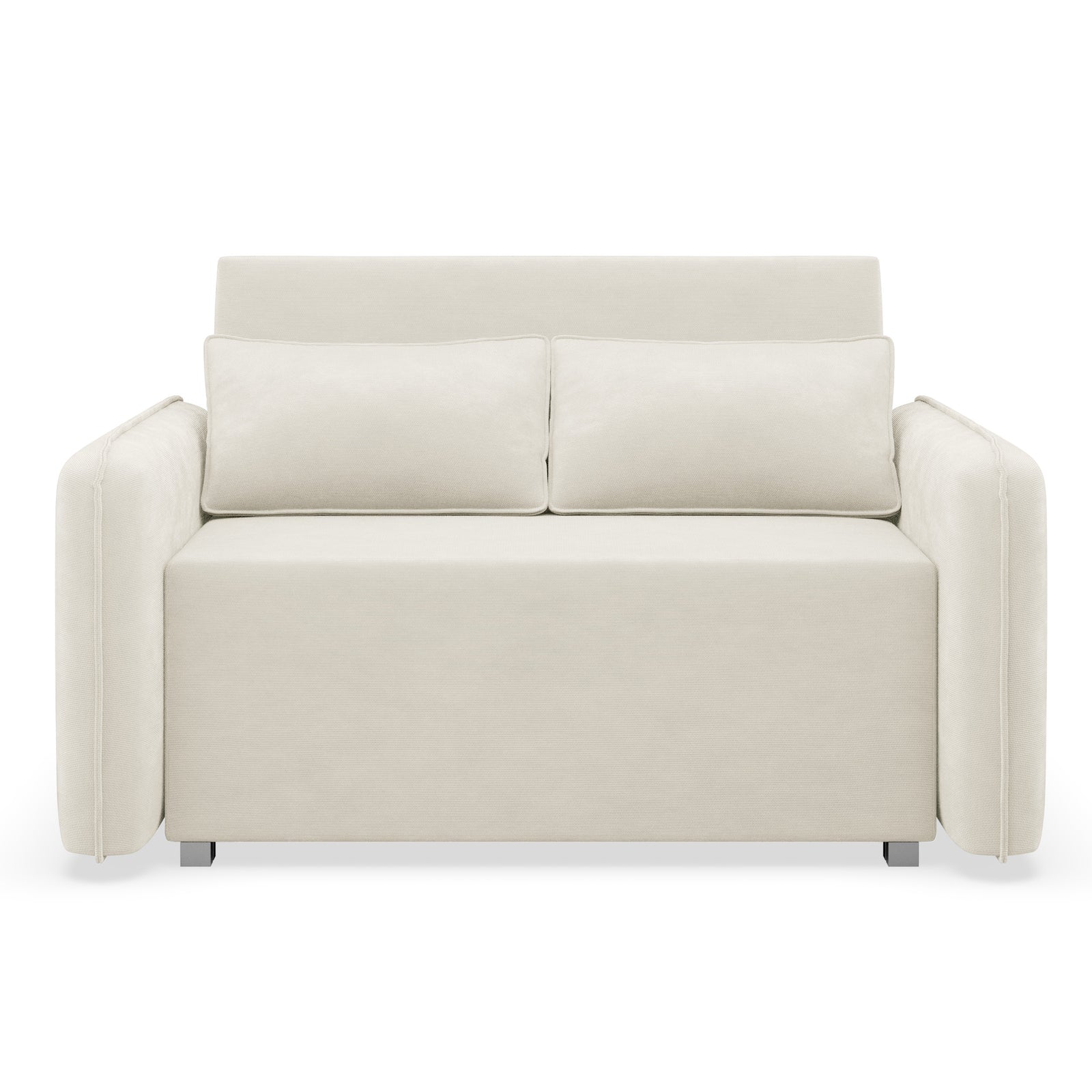 Sofa-lova DUELIA, kreminė šenilas