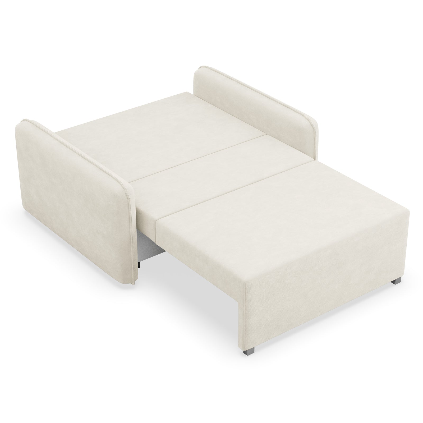 Sofa-lova DUELIA, kreminė šenilas