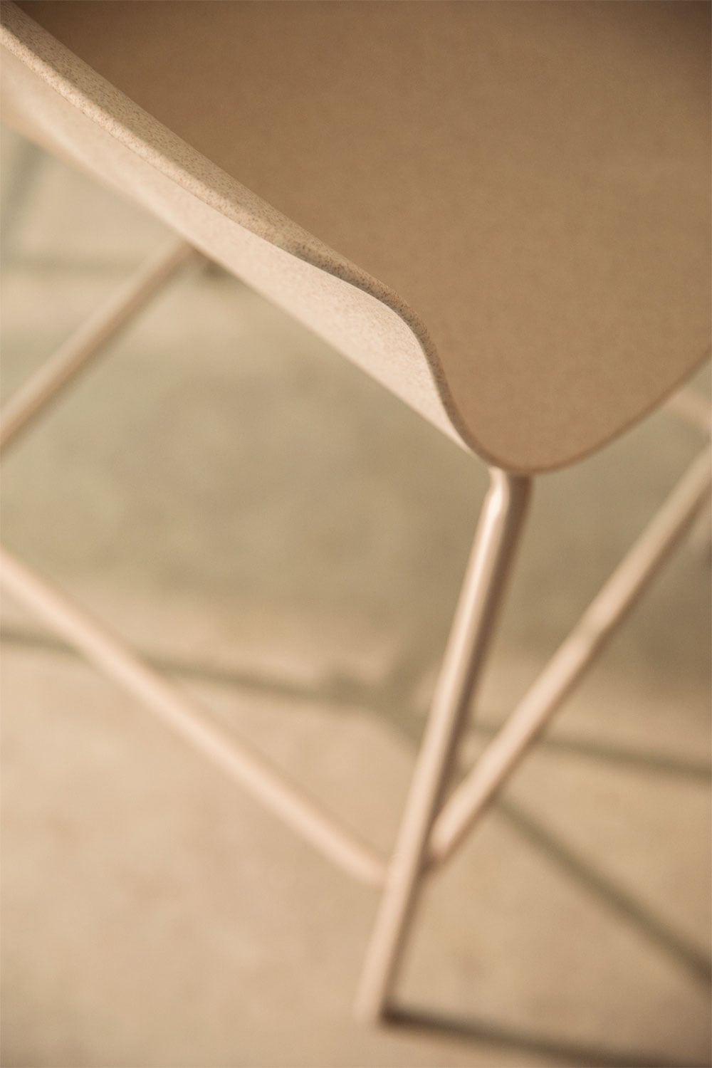 DORIURA high bar stool, white