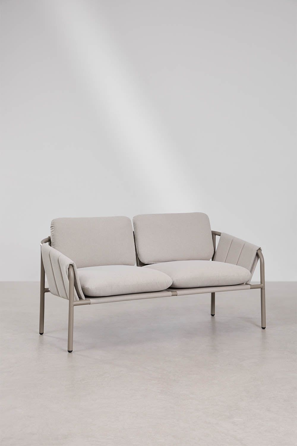 Dvivietė lauko sofa ZUNIKA, mokos ruda