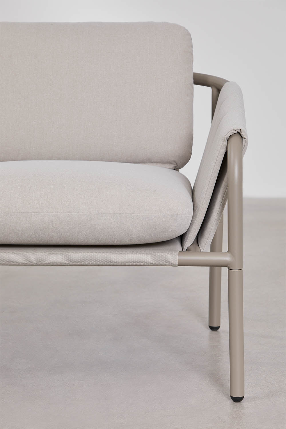 Dvivietė lauko sofa ZUNIKA, mokos ruda