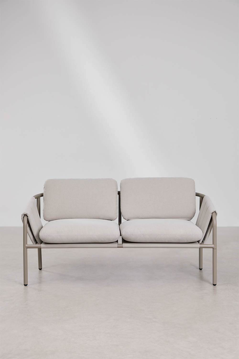 Dvivietė lauko sofa ZUNIKA, mokos ruda