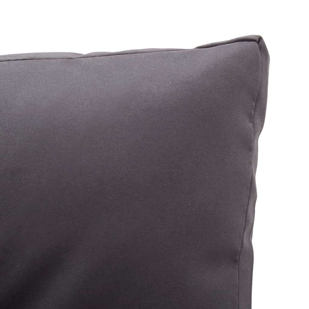 Dvivietė sodo sofa su pagalvėlėmis, pilka, 124cm, poliratanas - Namų Idėja