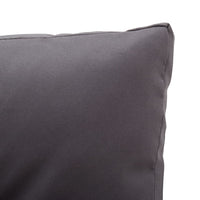 Dvivietė sodo sofa su pagalvėlėmis, pilka, 124cm, poliratanas - Namų Idėja
