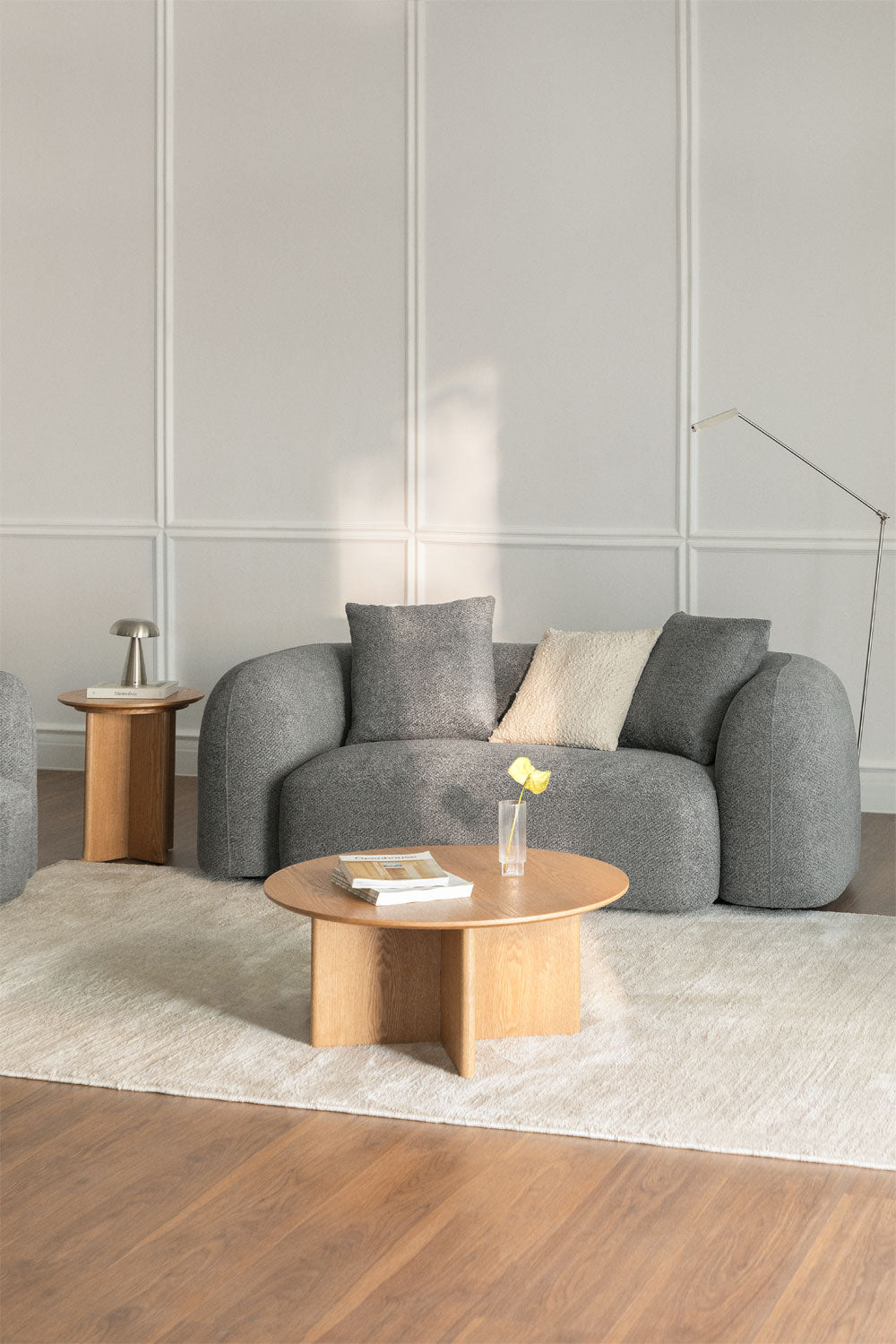 Dvivietė sofa LUCIA, pilka