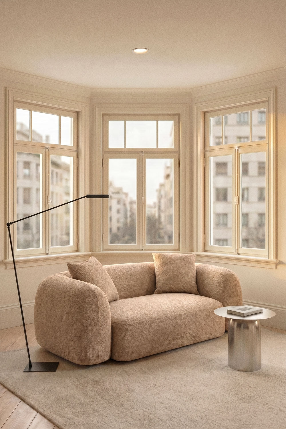 Dvivietė sofa LUCIA, ruda