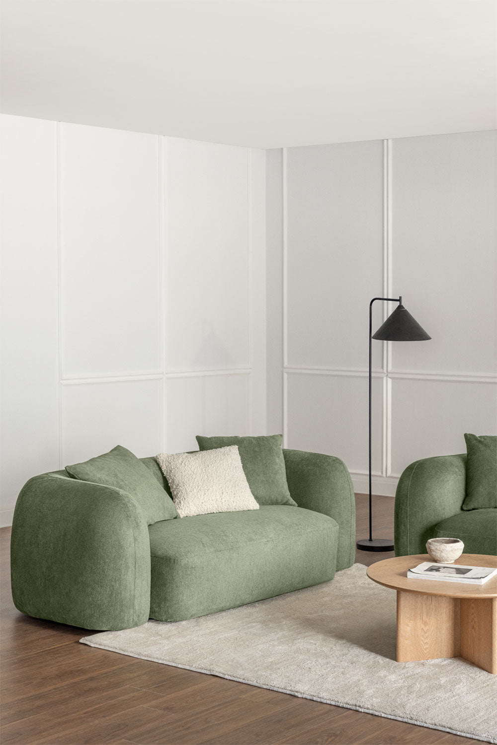 Dvivietė sofa LUCIA, žalia