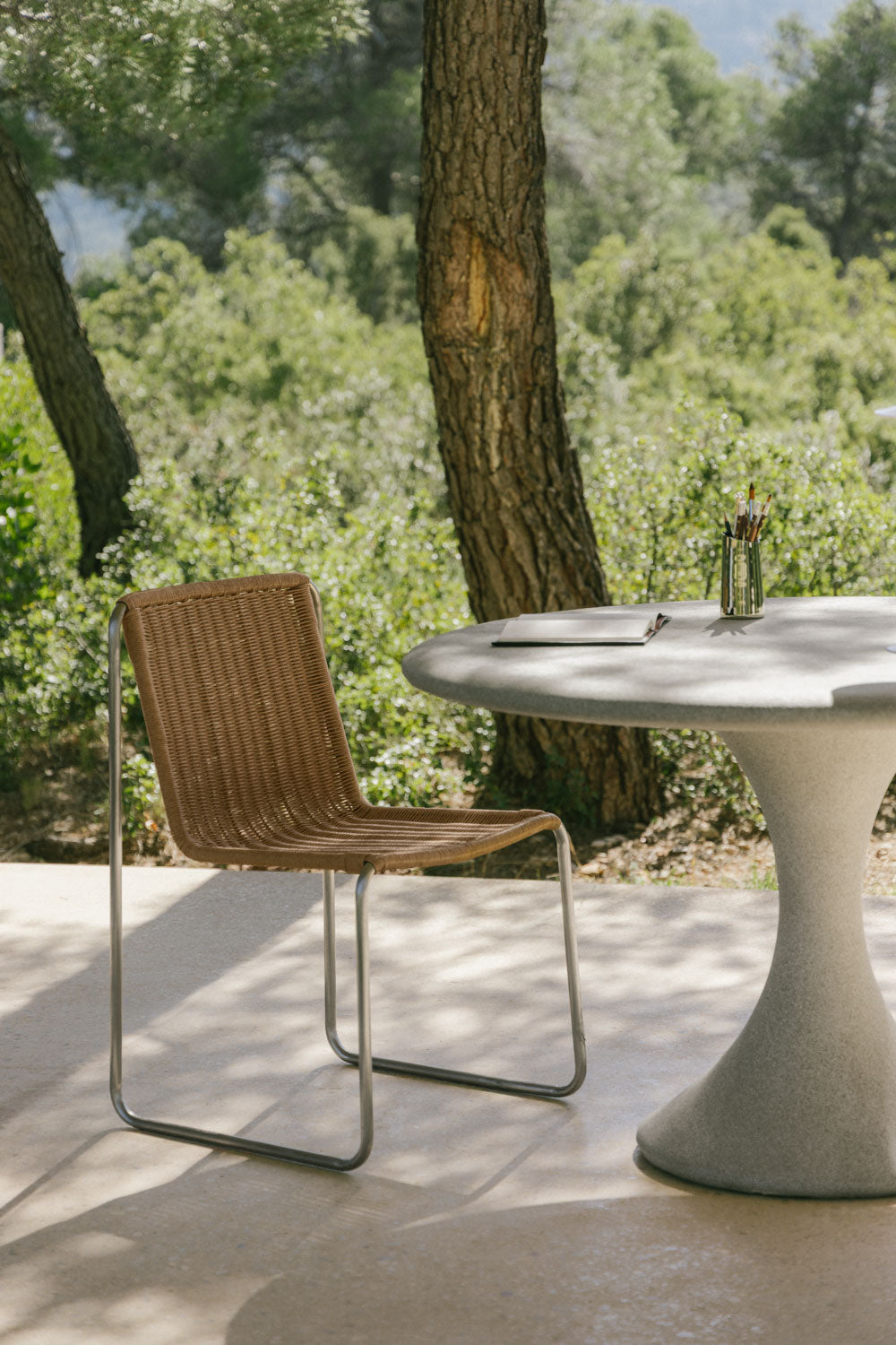 Outdoor chair SYNTANO, synthetic rattan
