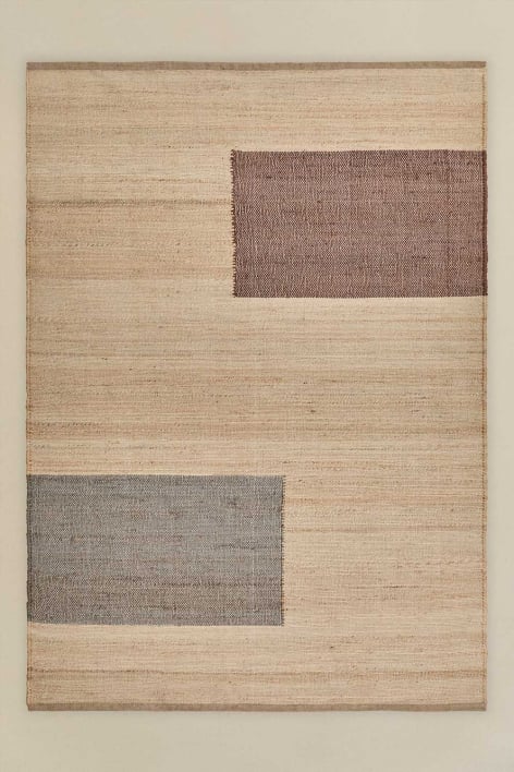 JUTEX rectangular outdoor rug, jute and cotton (1 option)