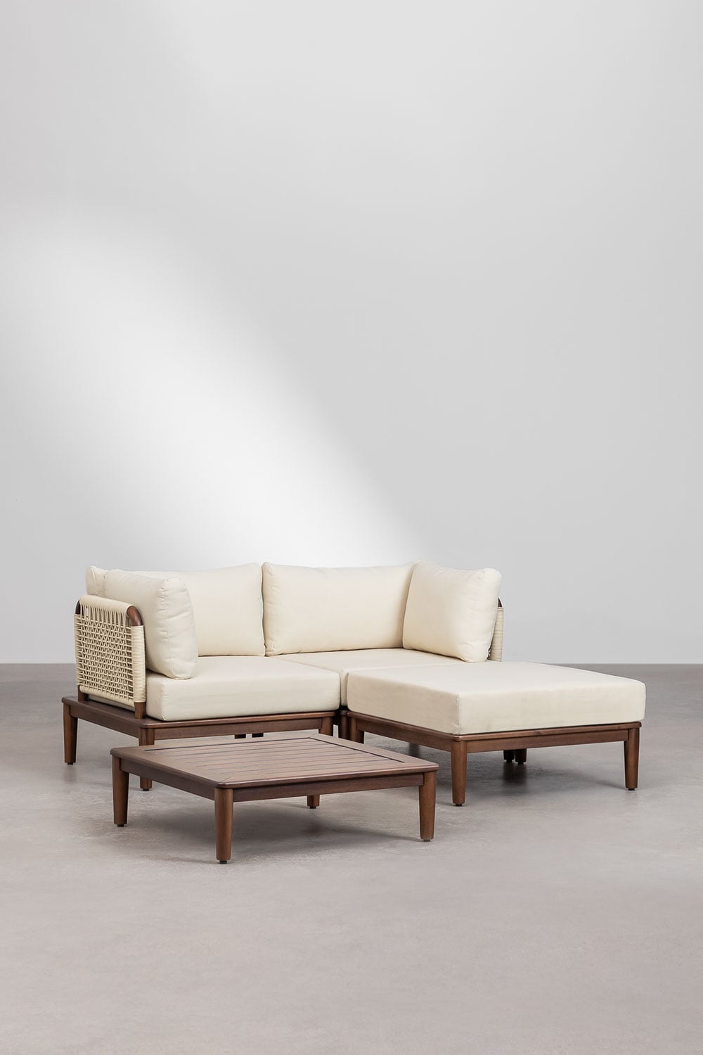 MODENA set, sofa, pouffe, table and armchairs