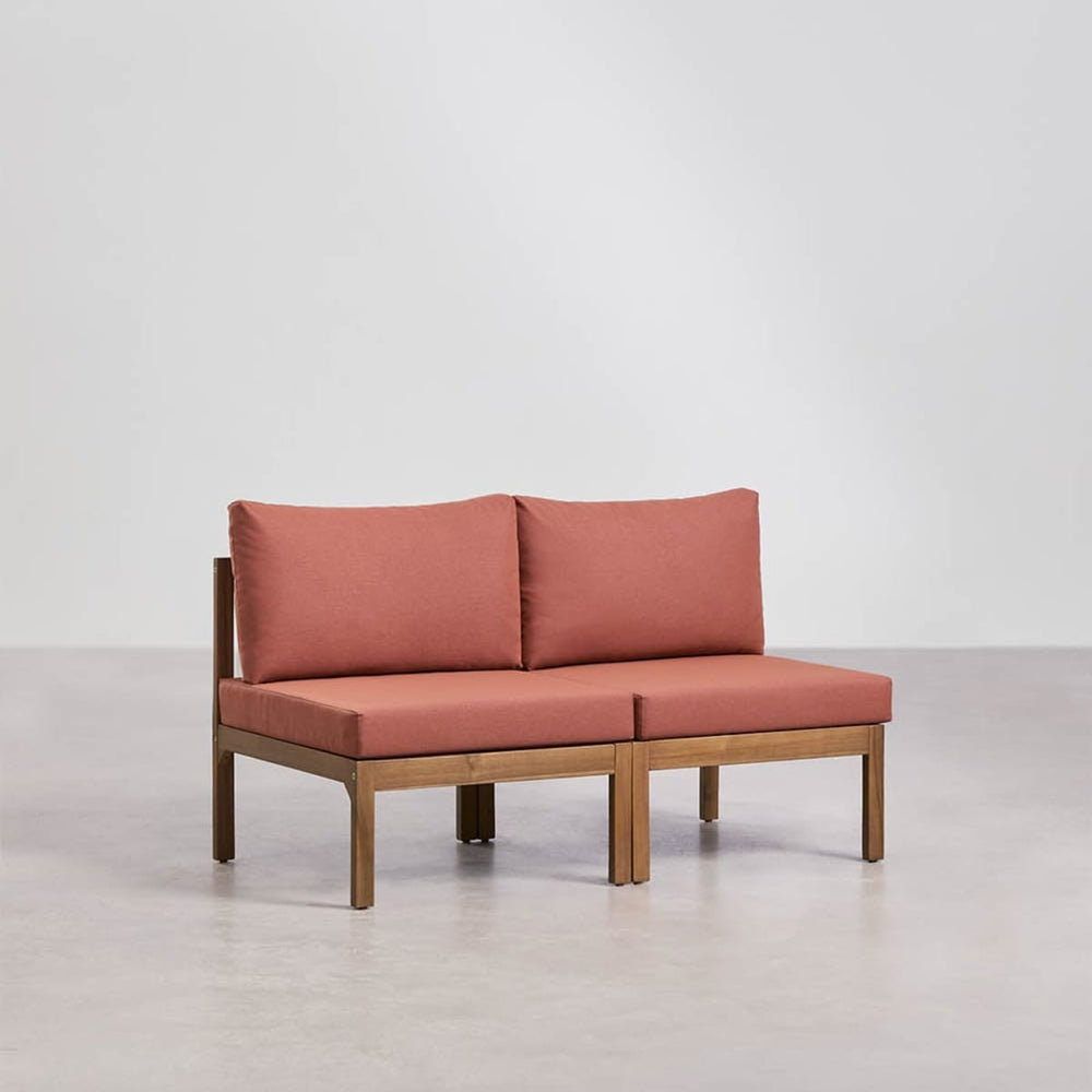 Outdoor modular sofa PARMA, terracotta