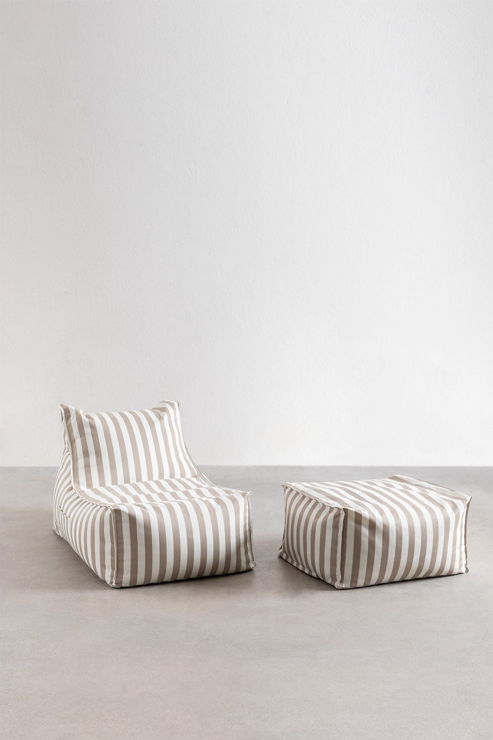 Outdoor furniture set KARIO, hazelnut brown