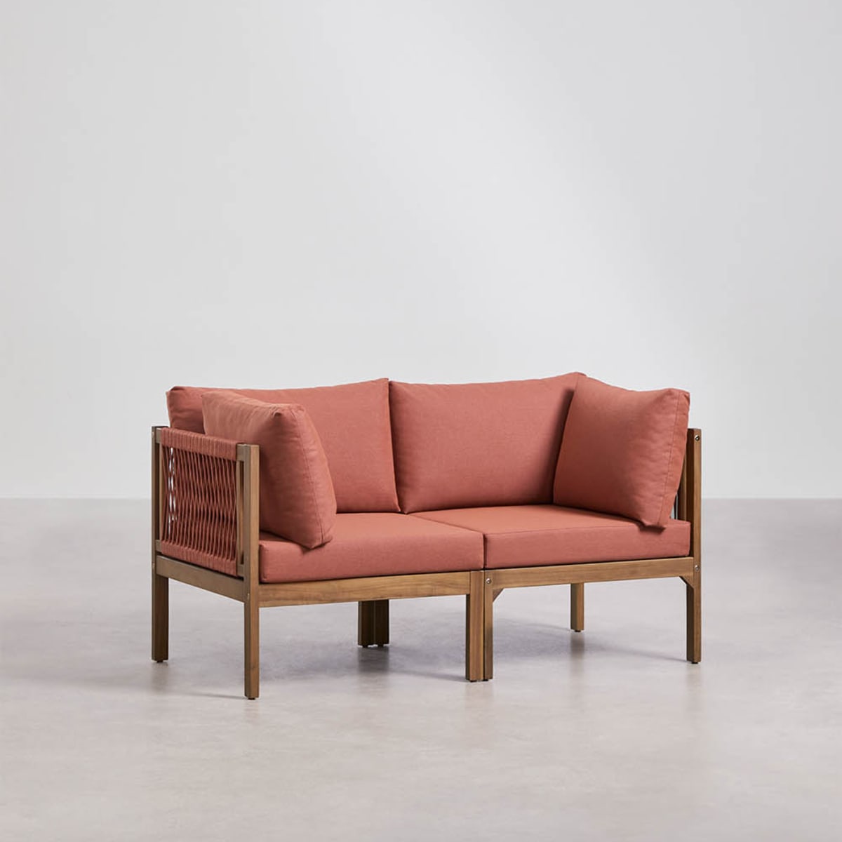 Lauko dvivietė sofa PARMA, terakota