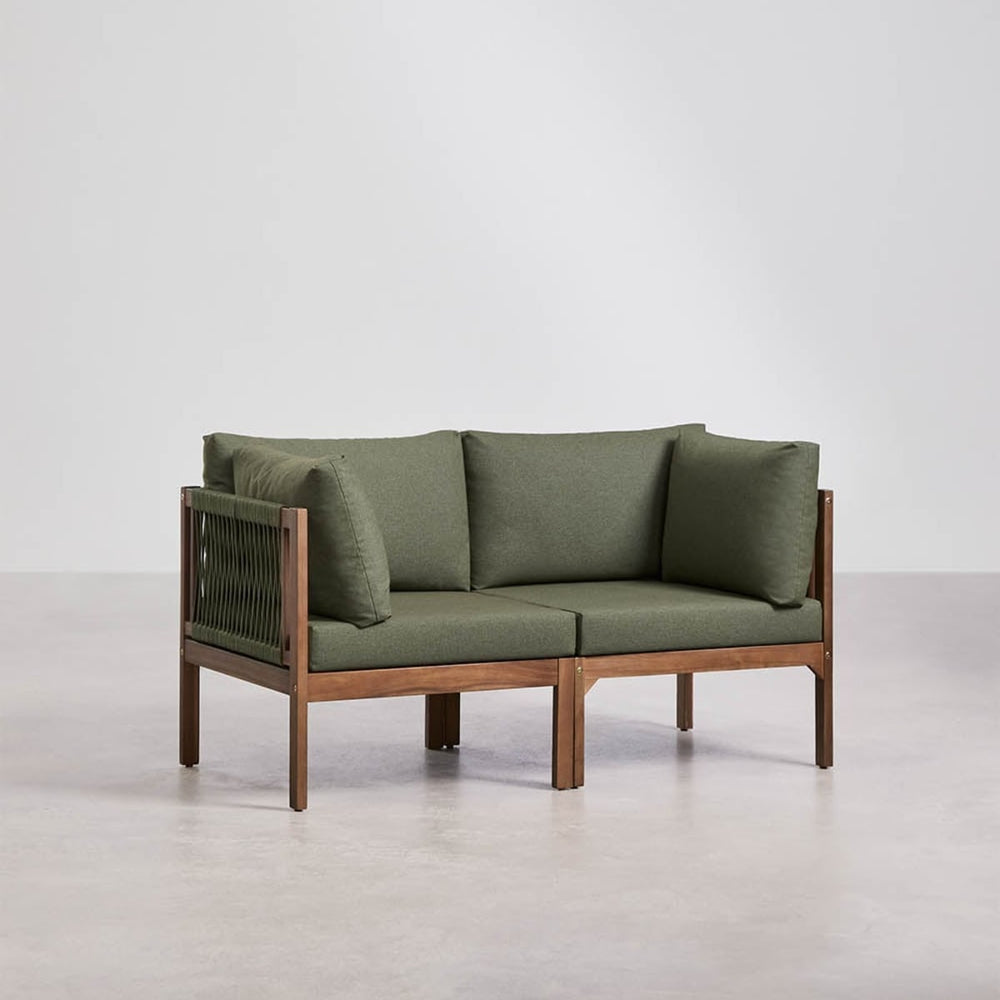 Lauko dvivietė sofa PARMA, alyvuogių
