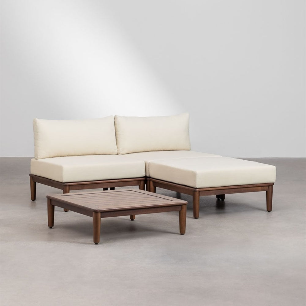 MODENA set, sofa, pouffe and table