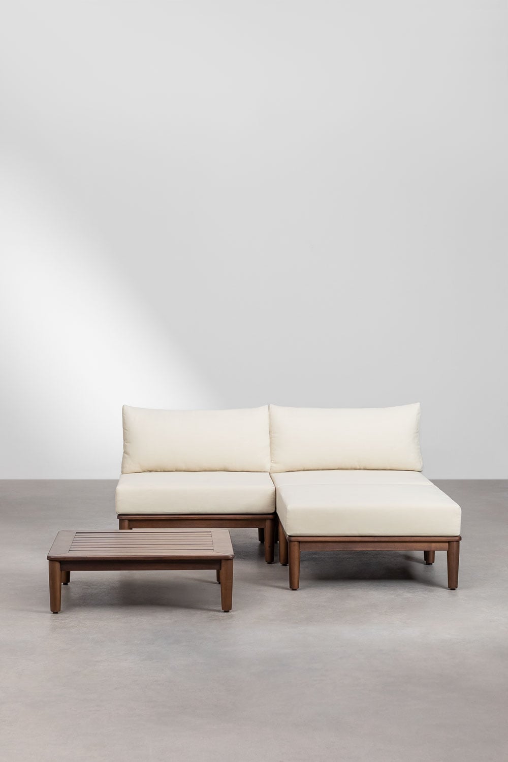 MODENA set, sofa, pouffe and table