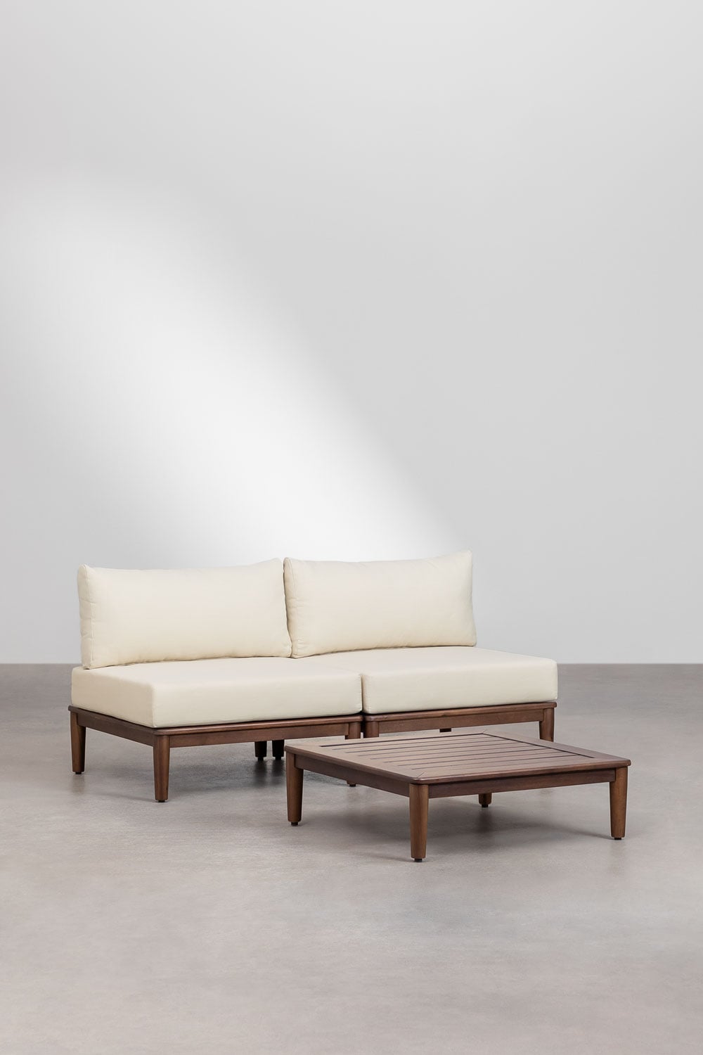 MODENA set, 2-seater sofa and table