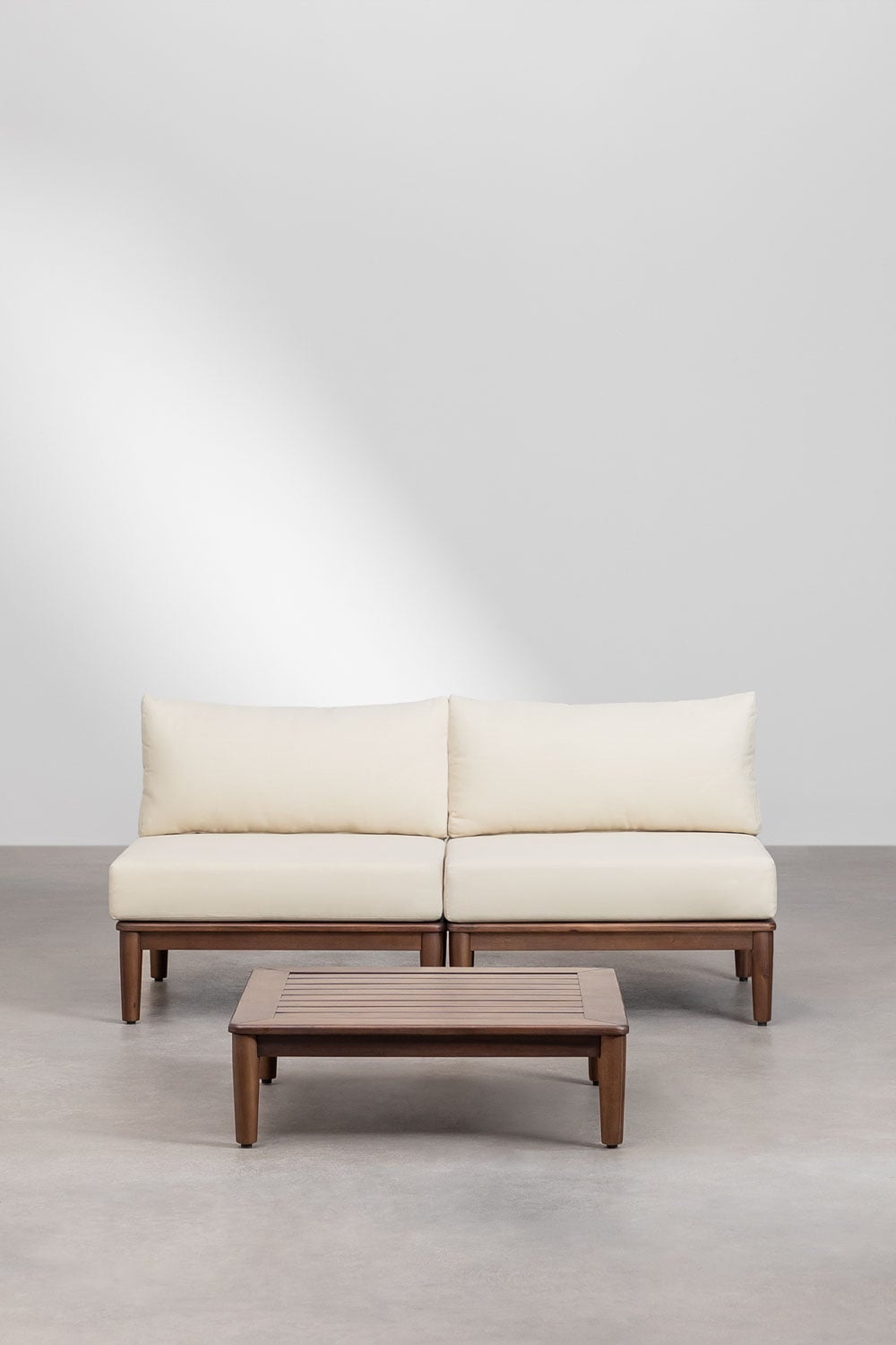 MODENA set, 2-seater sofa and table