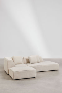 Modulinė kampinė sofa KARDENA – bendras vaizdas boucle