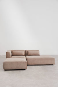 Kampinės sofos FOGLERA elegantiškos linijos iš šono