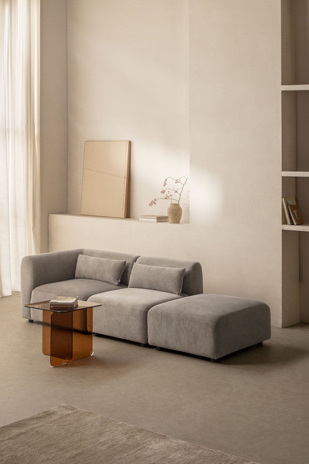 Kampinė sofa FOGLERA priekinis vaizdas