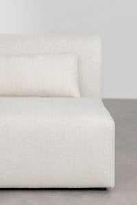 Modulinė sofa BORJANA su trikampiu pufu – paviršiaus detalė