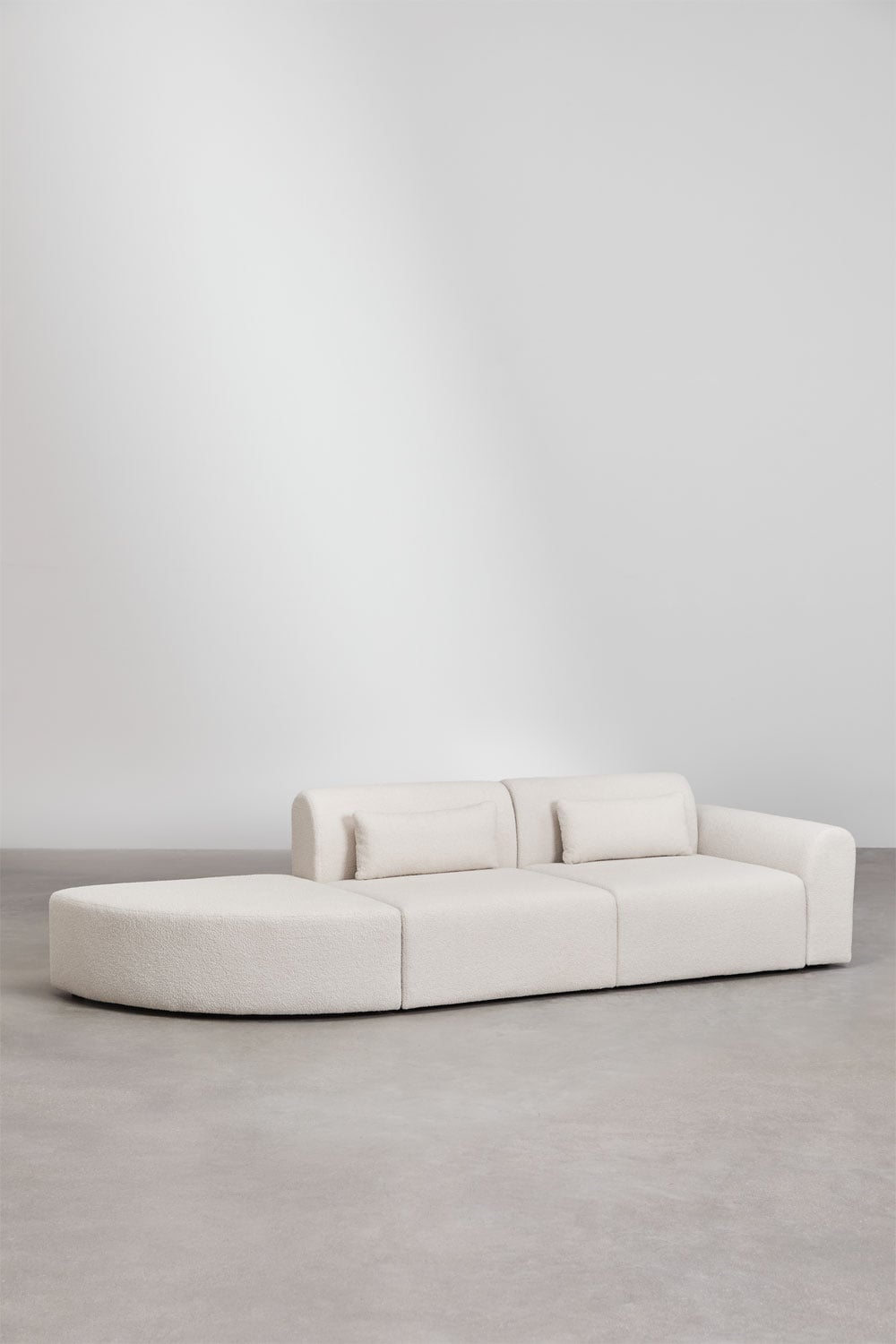 Modulinė sofa BORJANA jaukiame svetainės interjere
