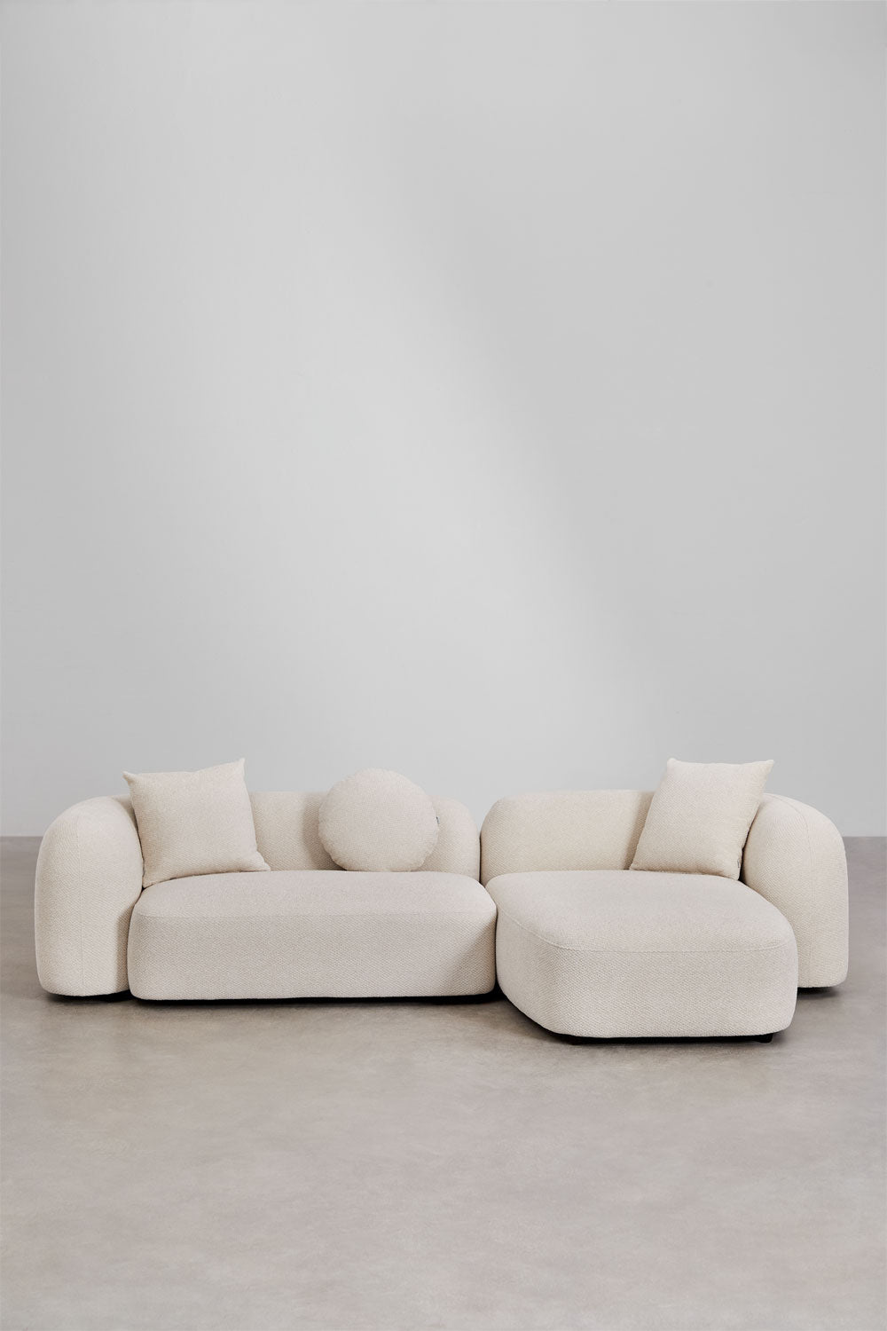Modulinė sofa KOKONA su dešiniuoju gultu – kitu rakursu