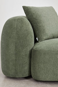 Modulinė sofa KOKONA su dešiniuoju gultu – interjere