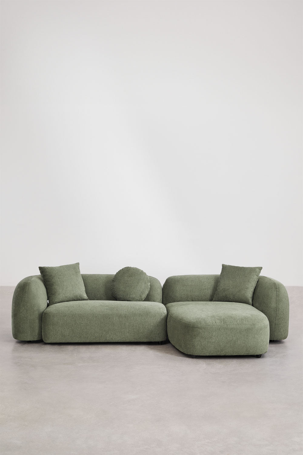 Modulinė sofa KOKONA su dešiniuoju gultu – kitu rakursu