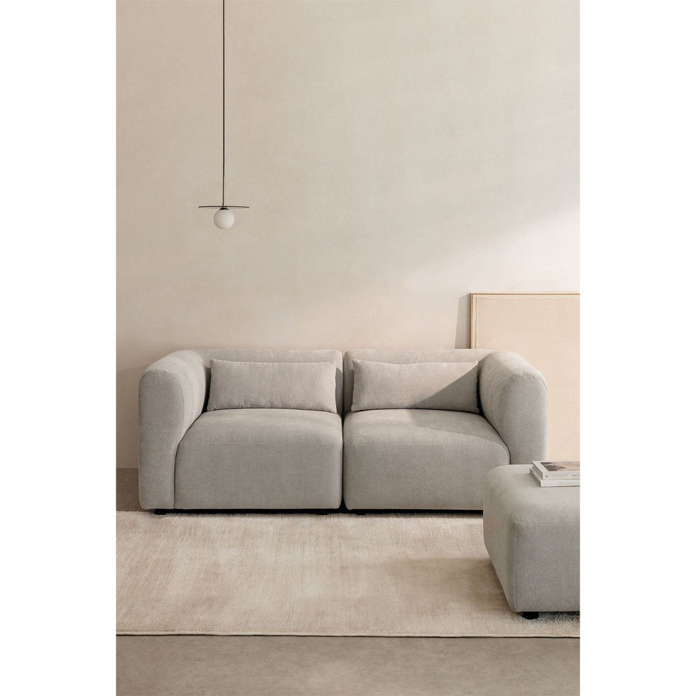 Dviejų dalių modulinė sofa FILA, pilka spalva