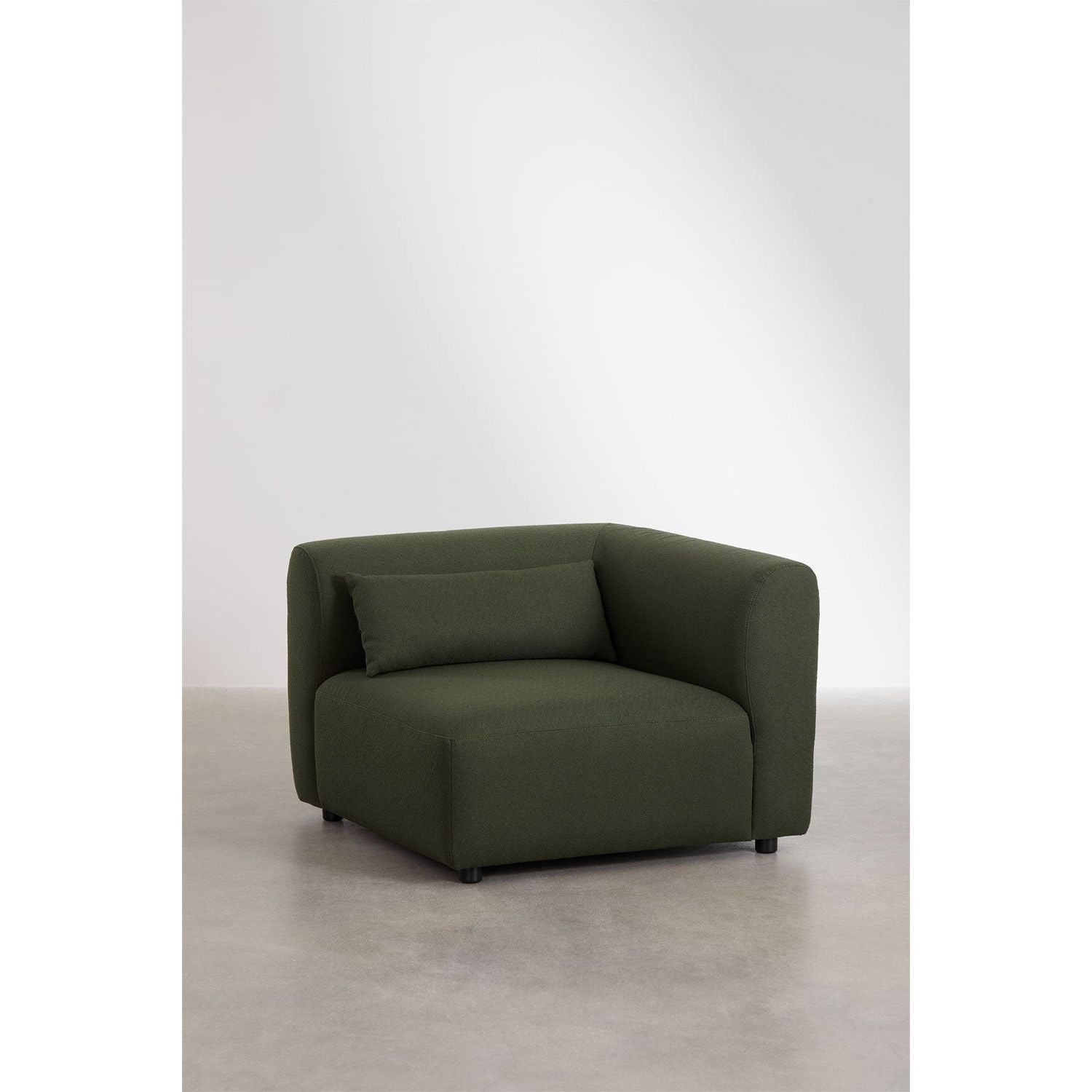 Dviejų dalių modulinė sofa FILA, žalia, teddy