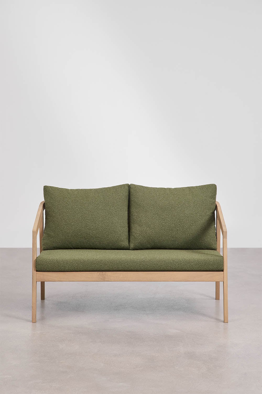 Sofa VIRVO, two-seater, light acacia brown (2 pcs.)