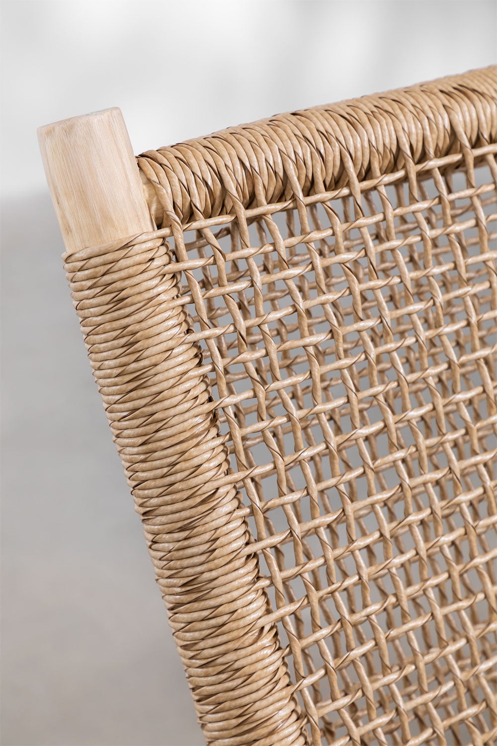 Two-seater outdoor sofa TEAK, teak wood