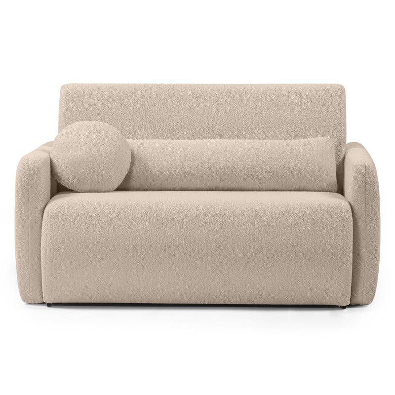 Sofa-lova DIVINA, šviesiai smėlio, boucle