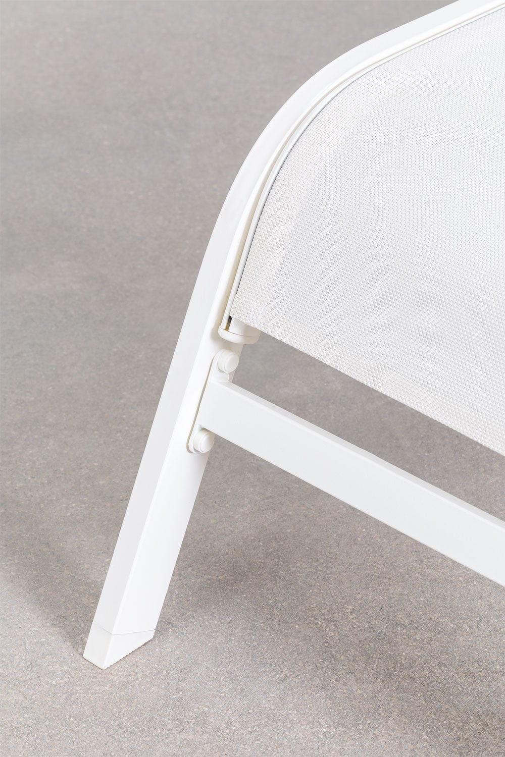 Outdoor lounger THERYS, white
