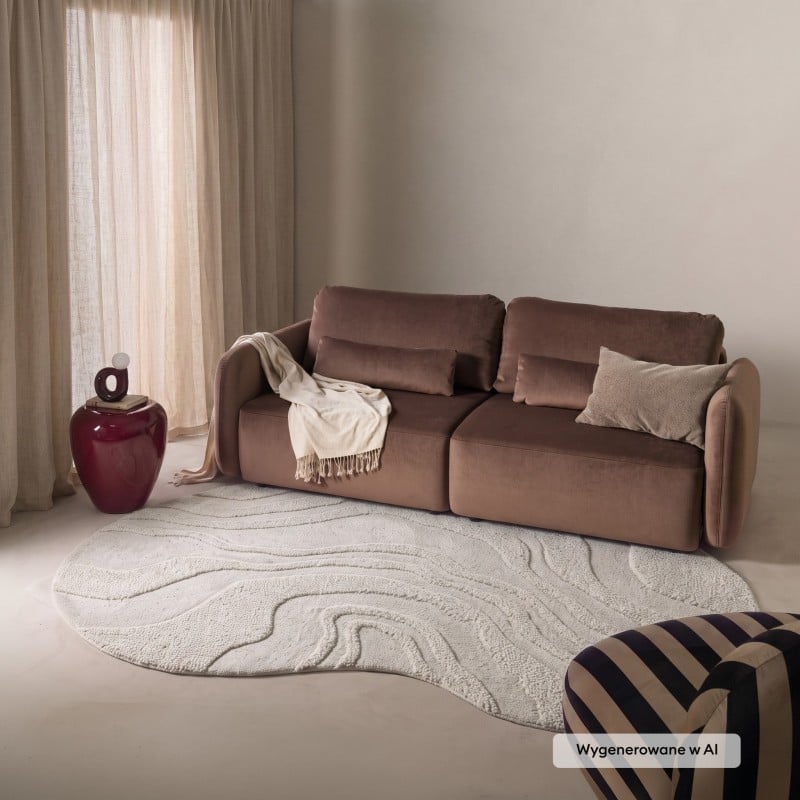 Kilimas MILENA 160x230 cm, kreminis