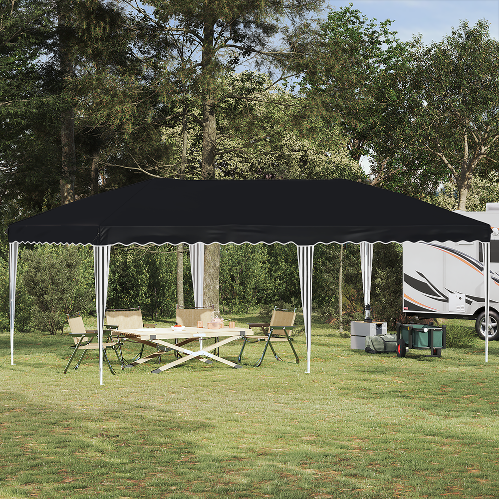 Pop-up šventinis palapinė 575 x 290 x 245 cm Antracito