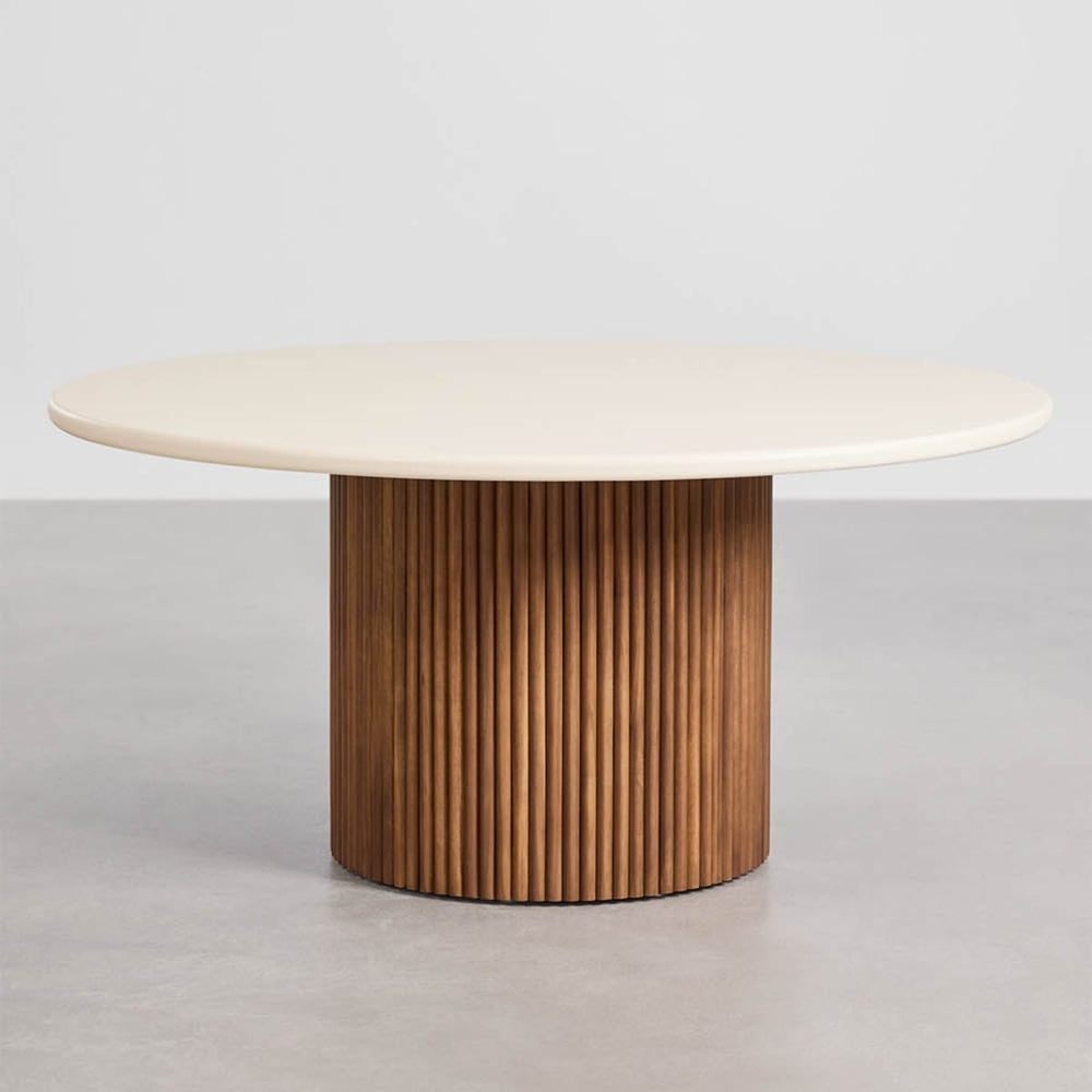 Outdoor Table SIRVON, round, cement, option 2