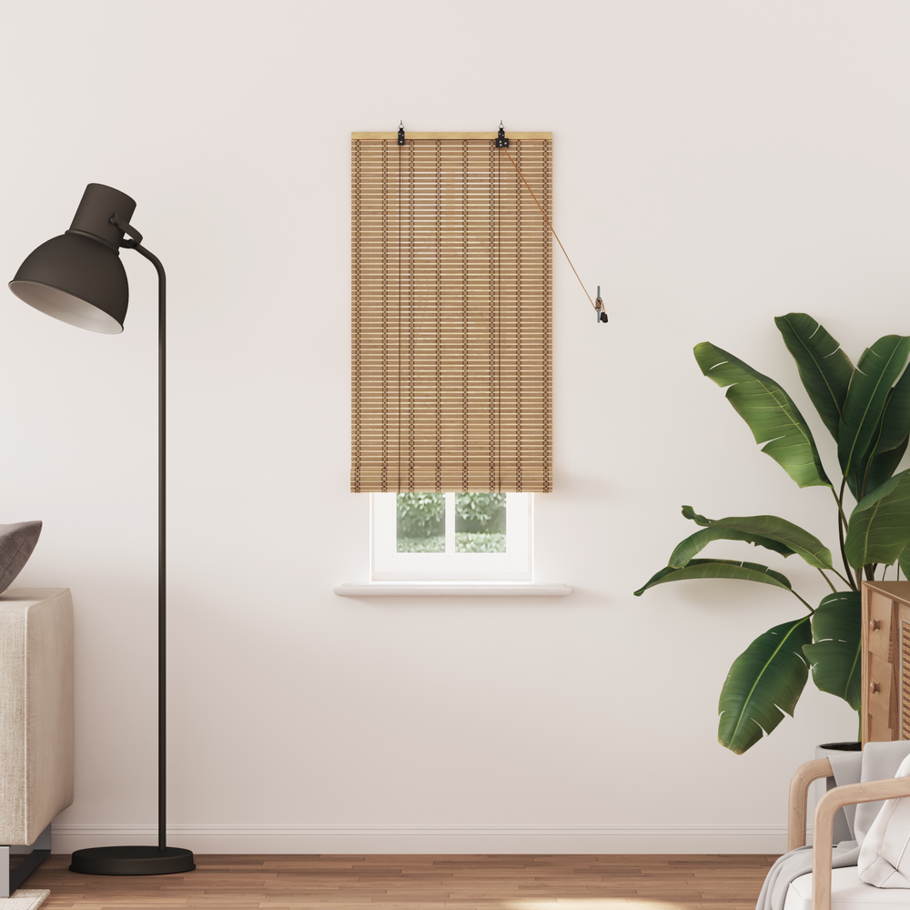 Roletas su užuolaidomis Gamta 60 x 220 cm bambukas