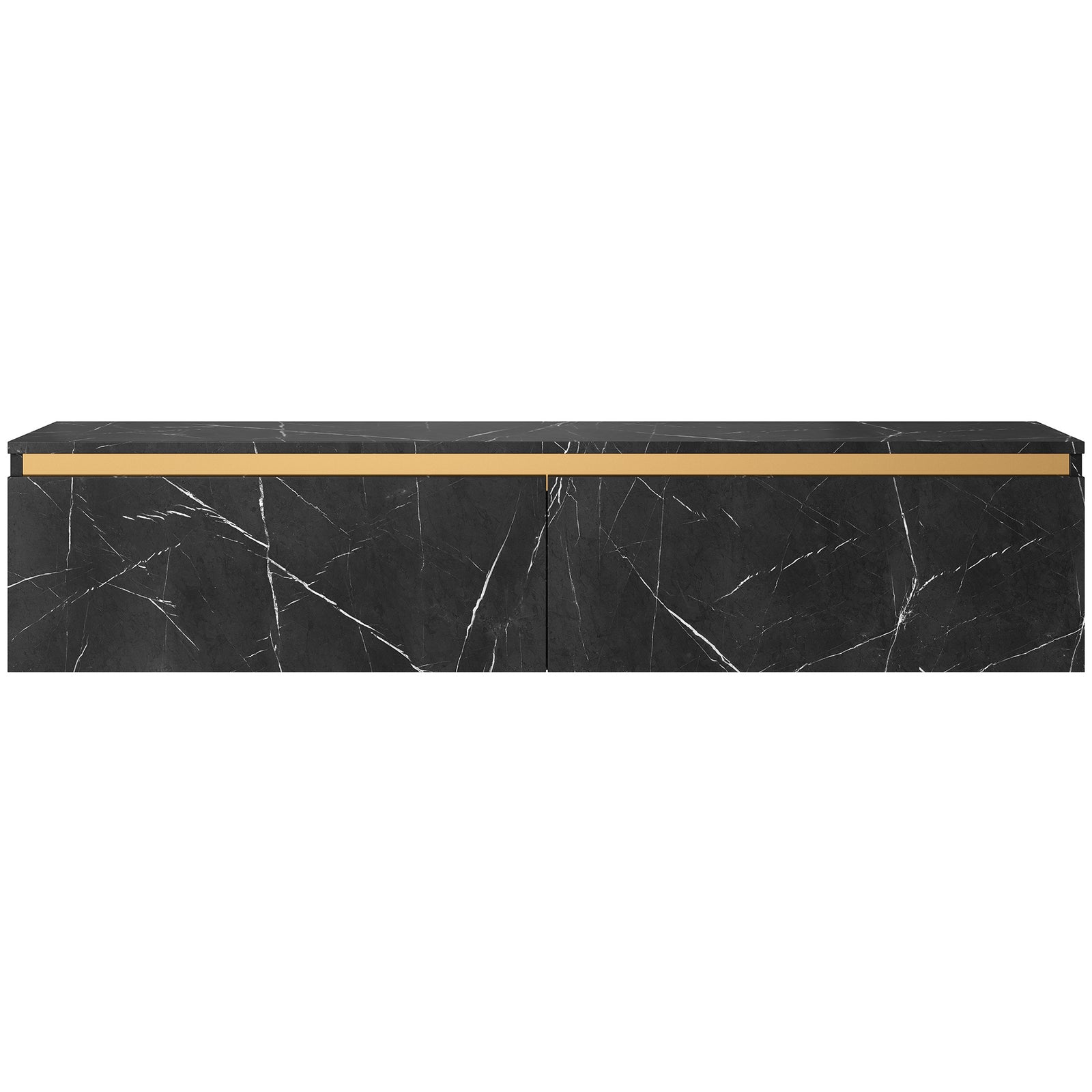 TV staliukas SENEY, juodas, 140 cm